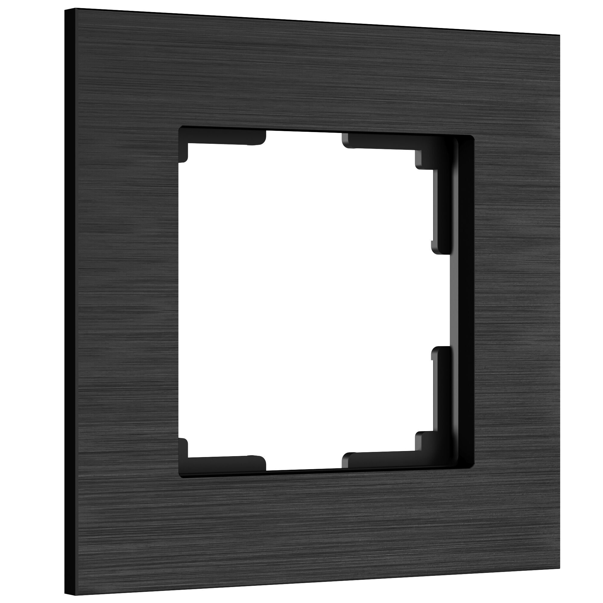 Рамка на 1 пост AluMax (черный алюминий) W0013508