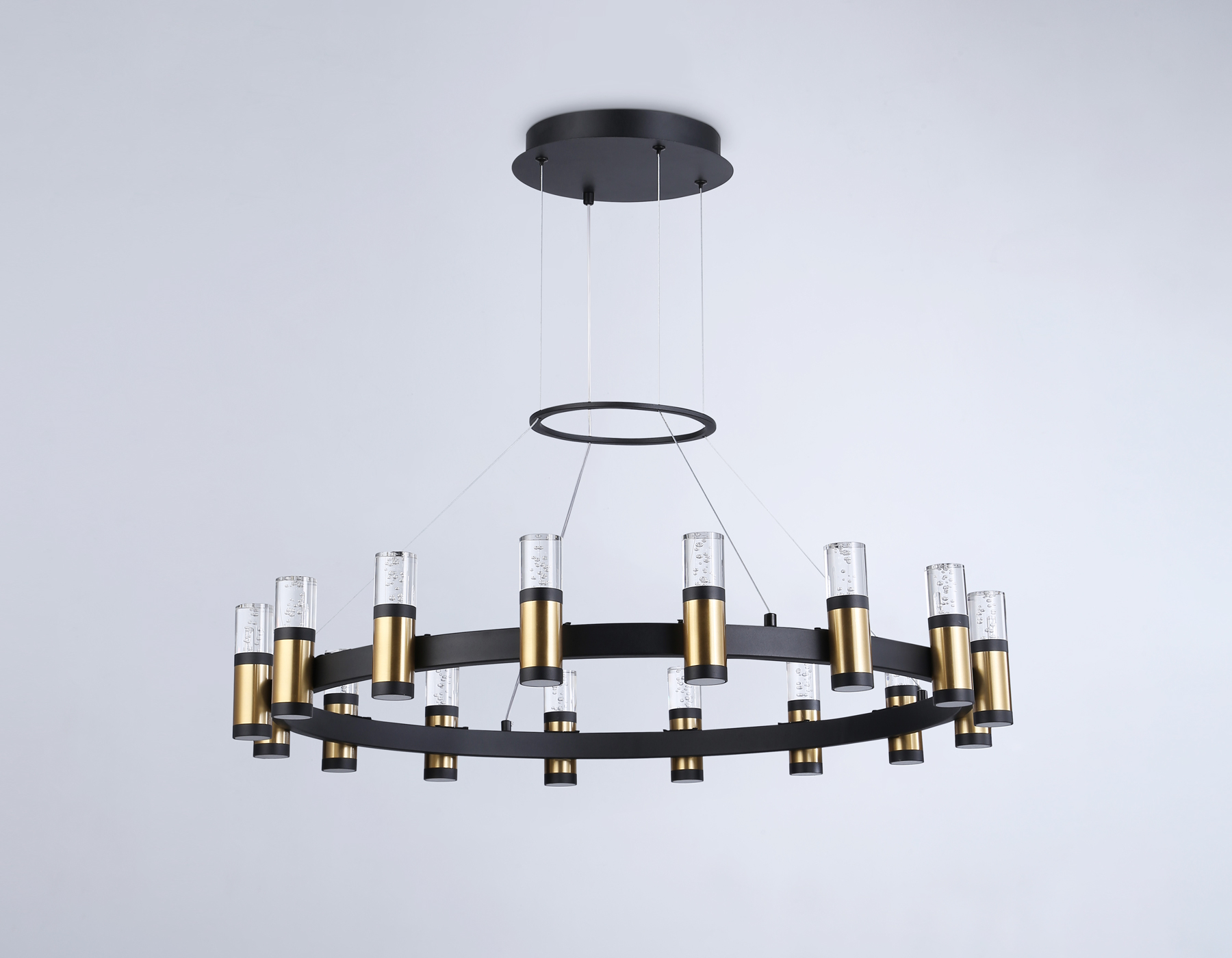 Подвесной светильник Ambrella FL6212 BK/GD черный/золото 96W 4200K D800*1200 (Без ПДУ)