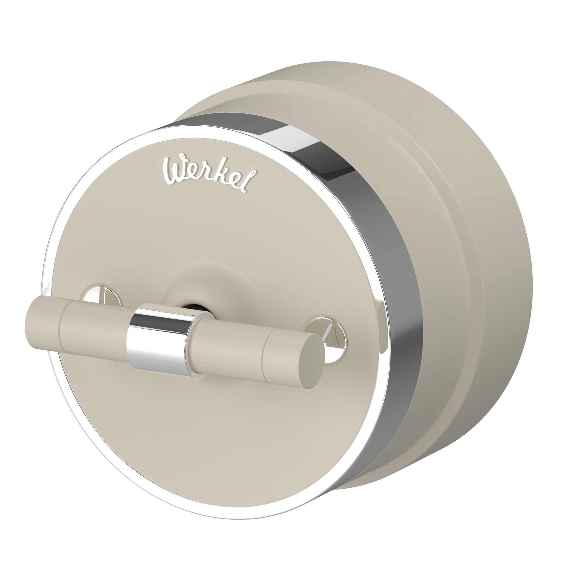 Переключатель / выключатель одноклавишный Vintage Werkel (слоновая кость матовый/хром) W5812055