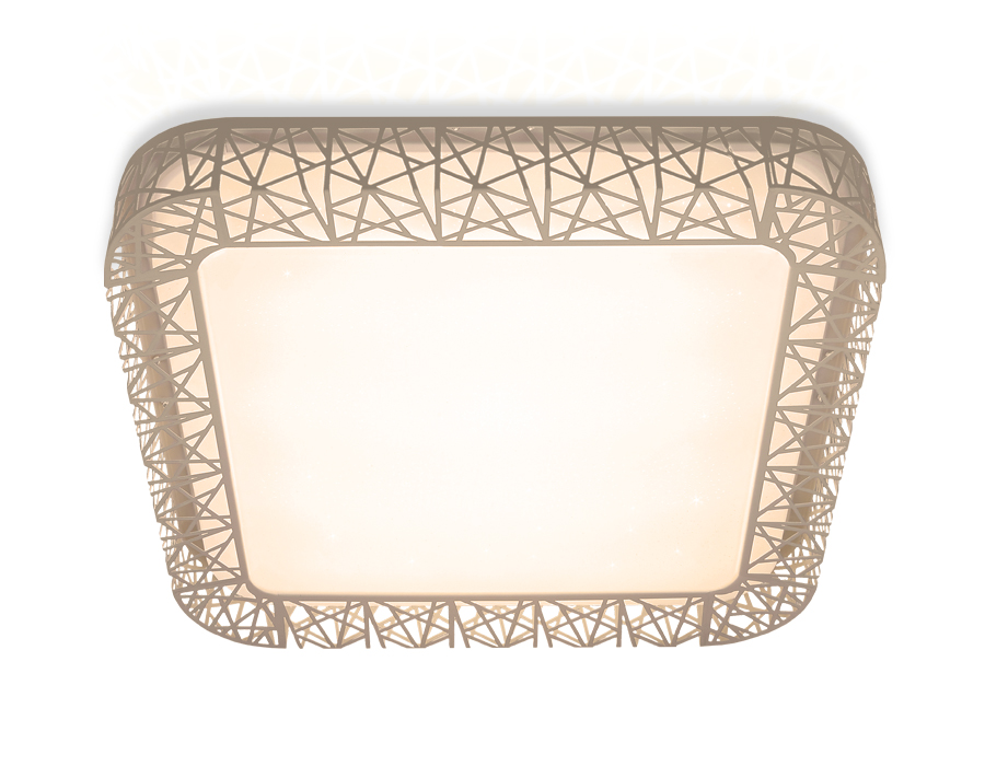 Потолочный управляемый светильник Ambrella Design FF124 WH 72W белый