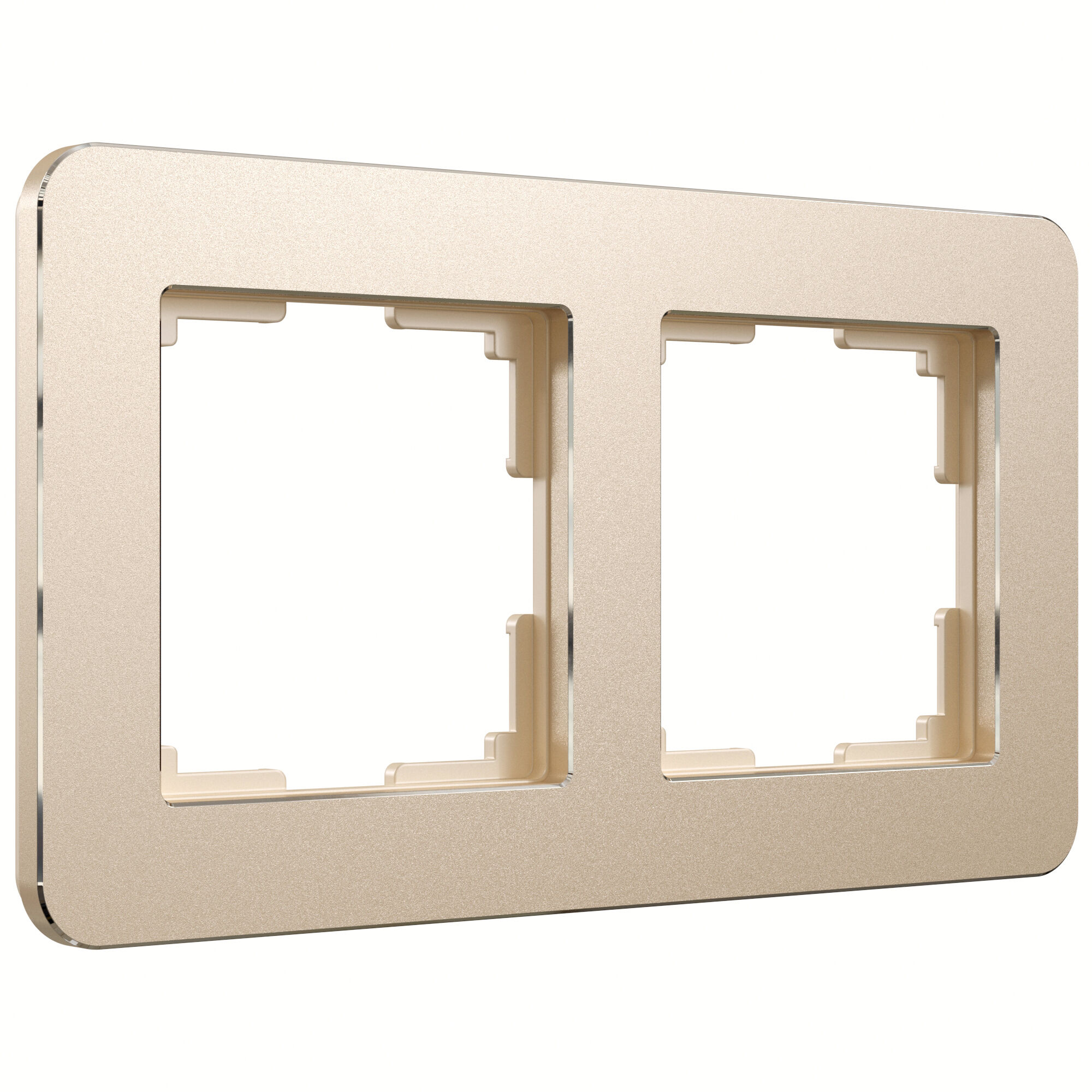 Рамка на 2 поста Platinum Werkel (шампань) W0022611