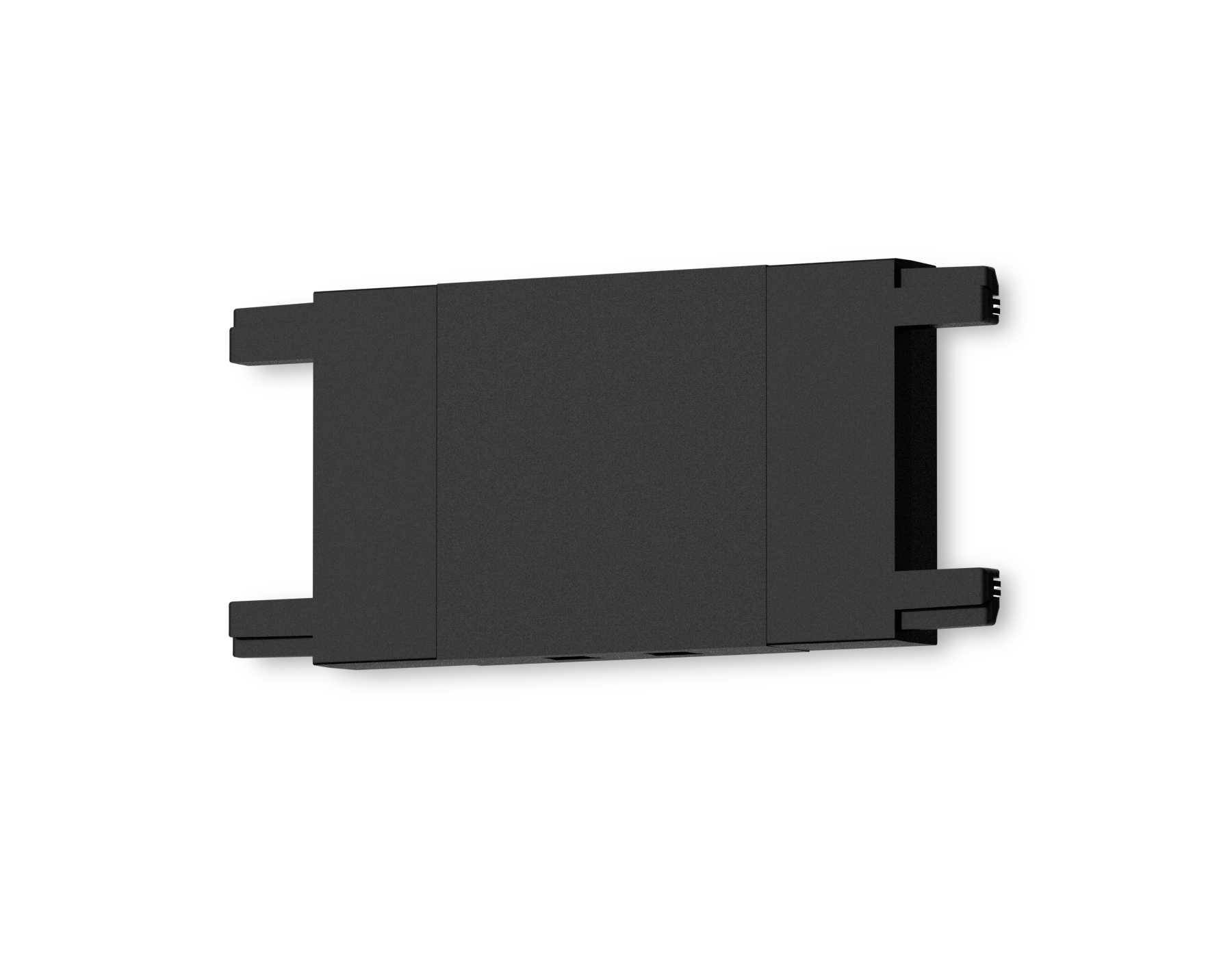 Коннектор прямой для шинопровода Magnetic Ultra Slim Ambrella GV1109 BK черный 46*26*26