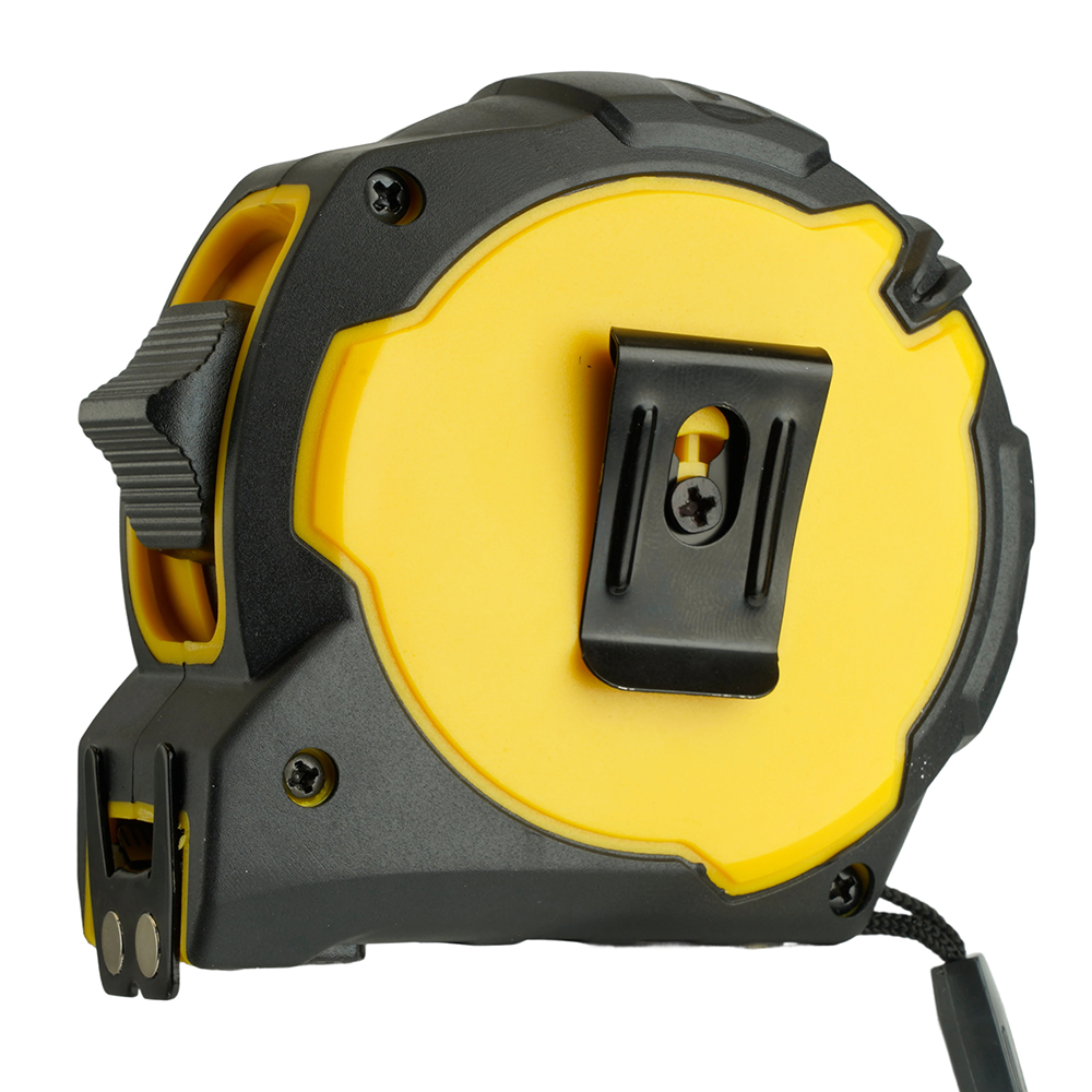 Рулетка, 10 м х 25 мм, магнит, II класс точности, двухстороннее нанесение, STEKKER MTS-810-P