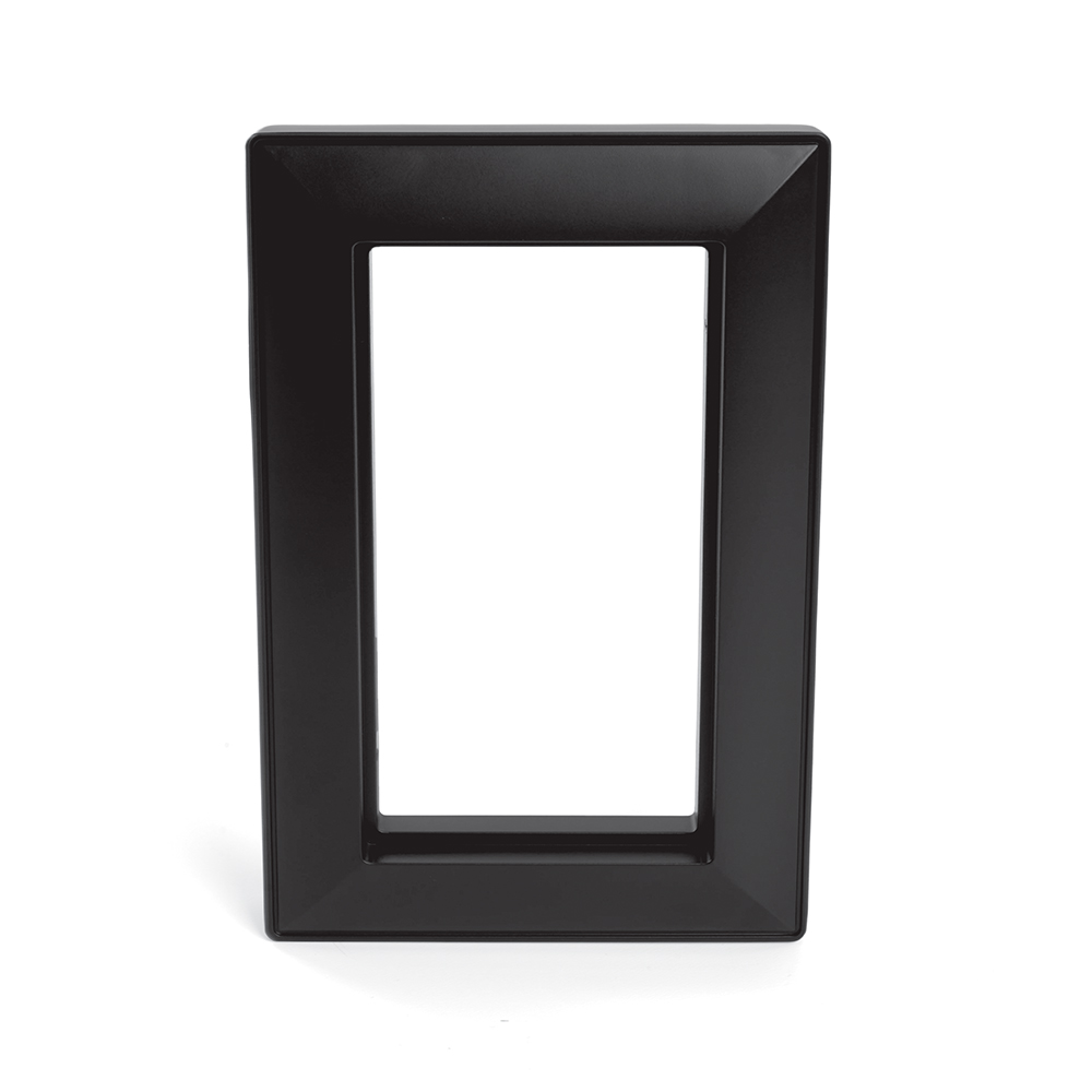 Рамка  2-местная (без перемычки),  пластик, STEKKER, PFR00-7012-05 , серия Катрин, черный