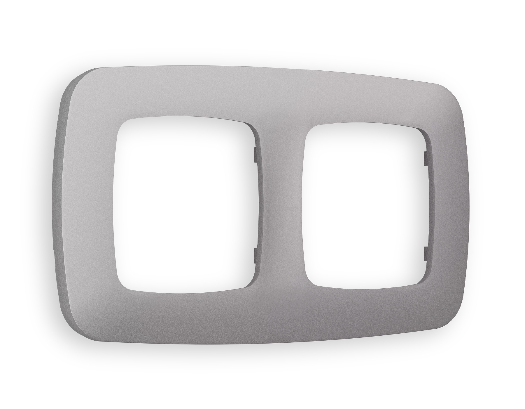 OF140502 Рамка OMEGA Ecta (Сталь матовый) 2-ая