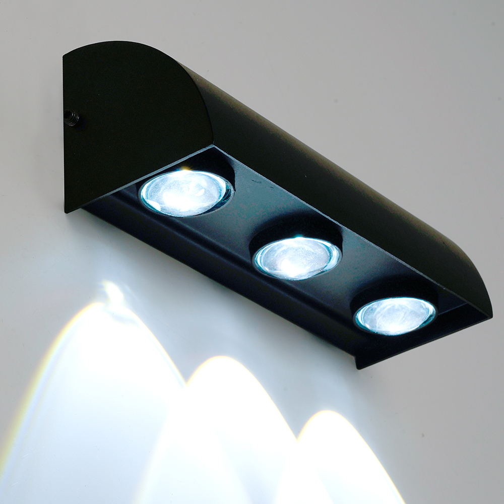 Светильник уличный светодиодный Feron DH708, 3W, 230Lm, 3000/4000/6400К, черный