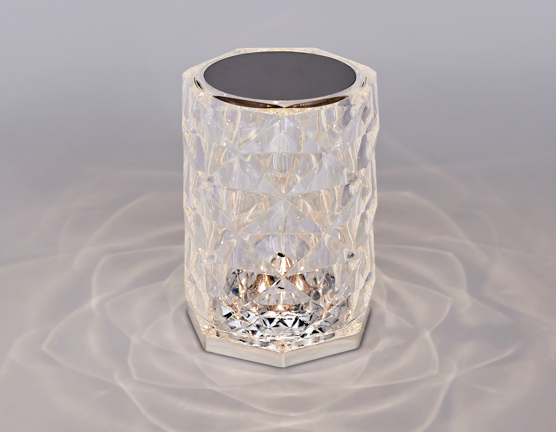 Настольный светильники Ambrella DE8011 CL прозрачный LED 3000K/4020K/6400K 3W