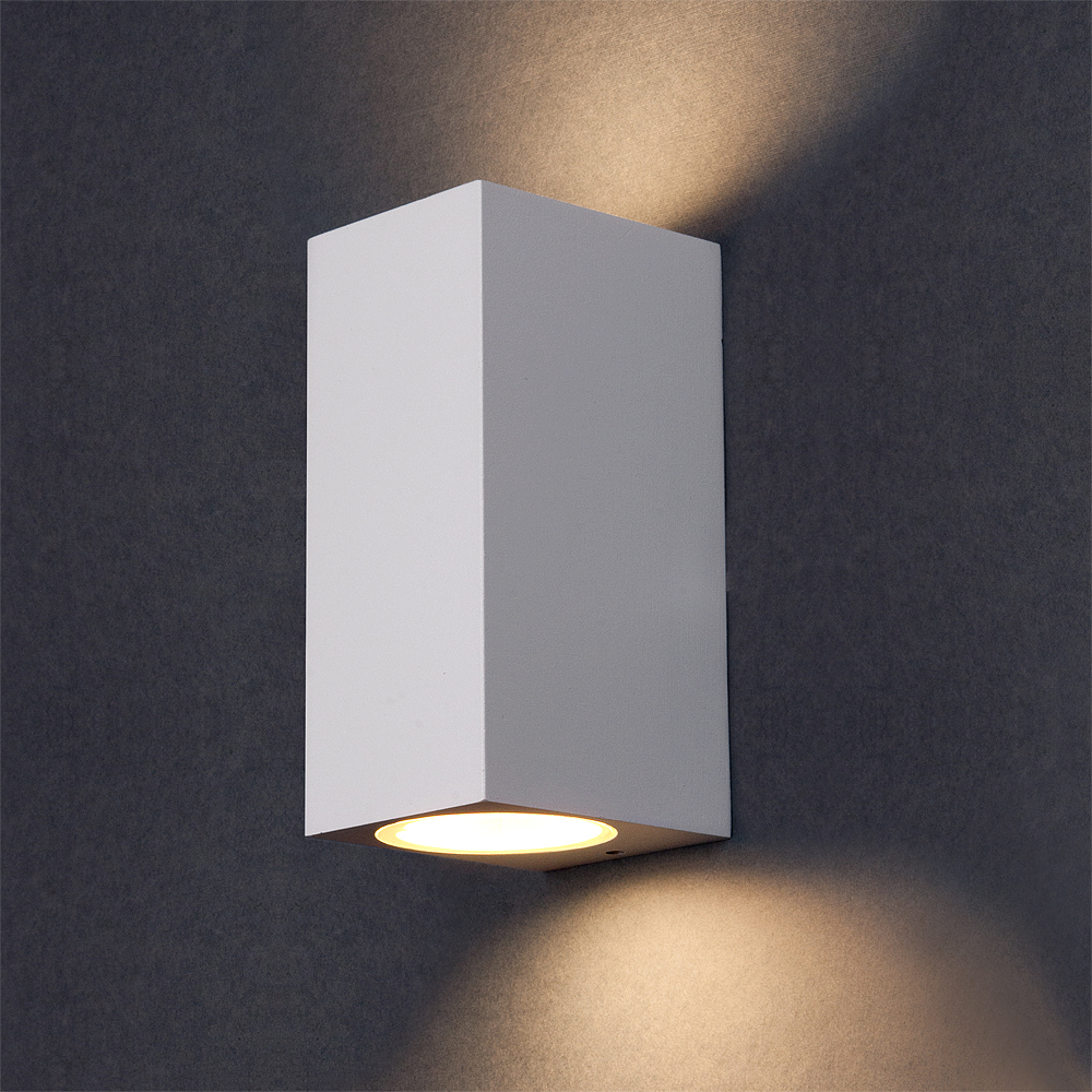 Фасадный светильник General GWL-2MR16-GU10-S-IP65 WHITE