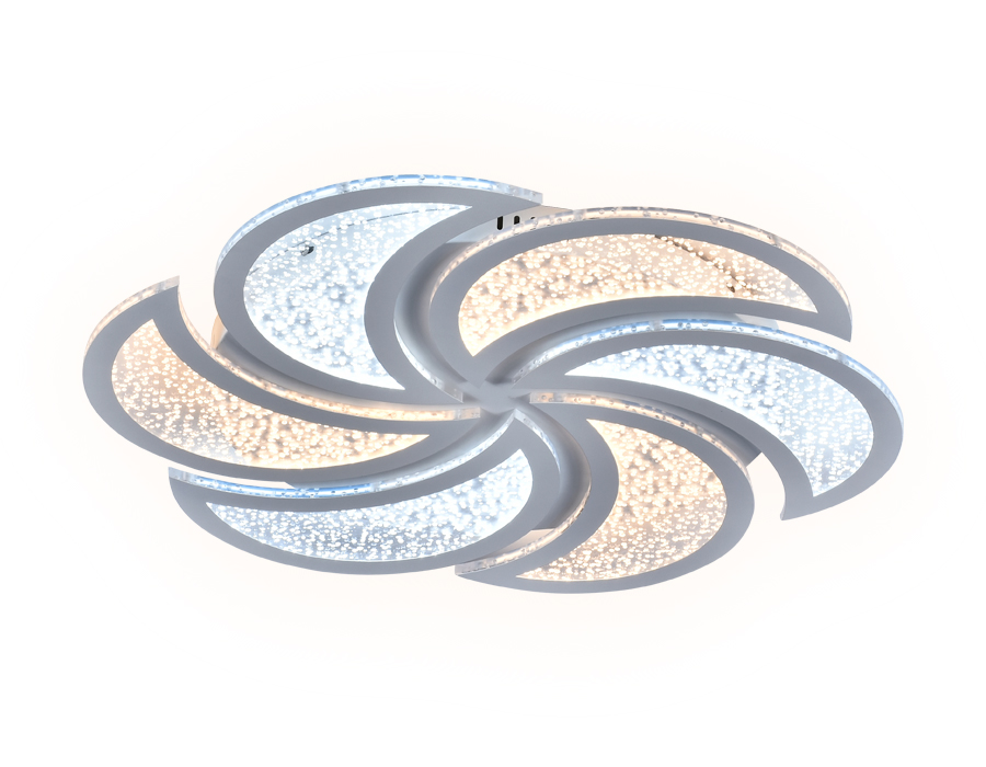 Потолочный светодиодный светильник с пультом FA856/6 WH Ambrella белый 168W D500*50 (ПДУ РАДИО 2.4)