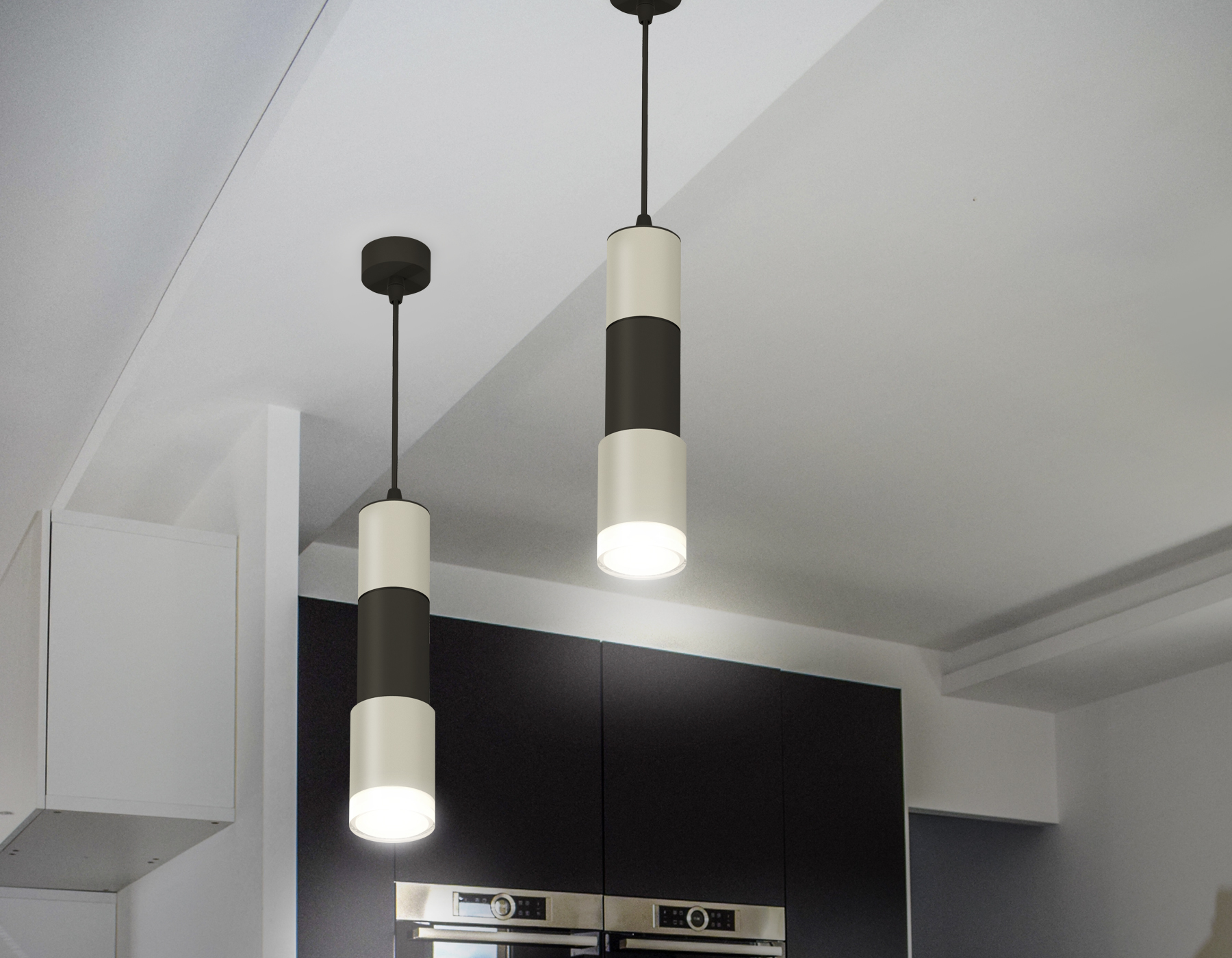 Подвесной светильник XP7423022 SGR/SBK/CL серый песок/черный песок/прозрачный MR16 GU5.3