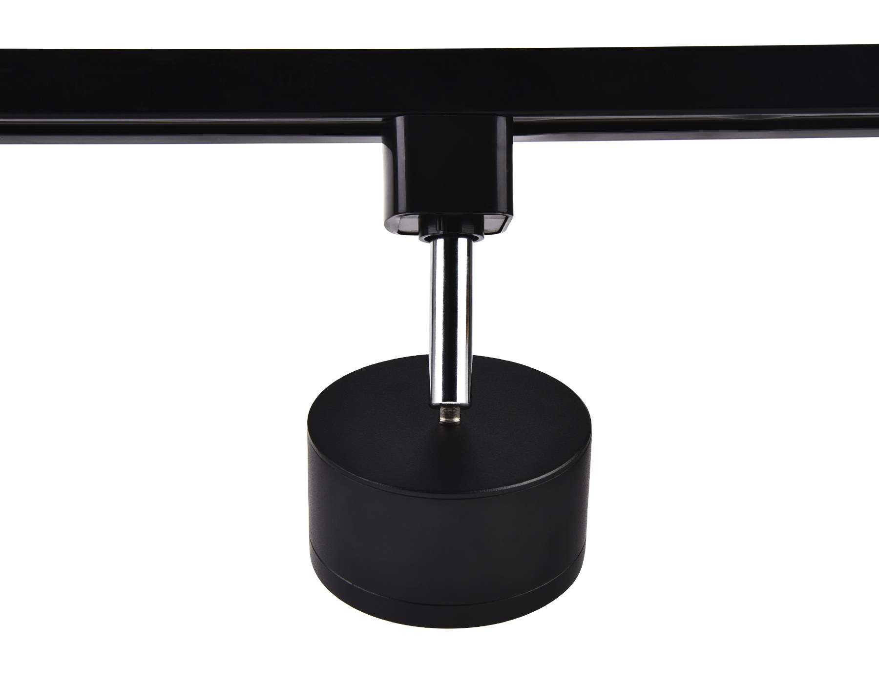 Трековый однофазный светильник со сменной лампой Ambrella GL5357 BK черный GX53 max 12W