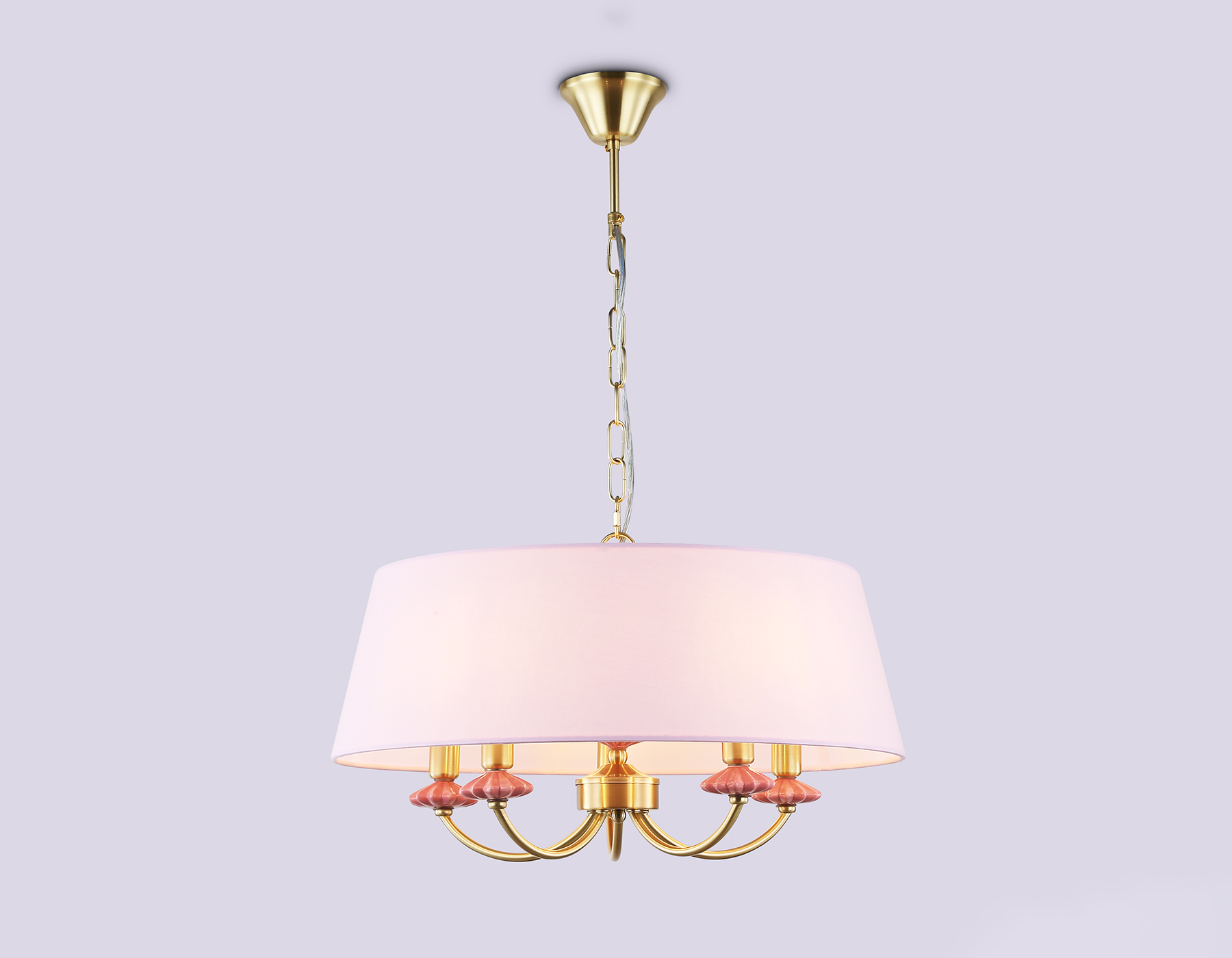 LH75021/5 GD/PI золото/розовый E14/5 max 40W D550*730