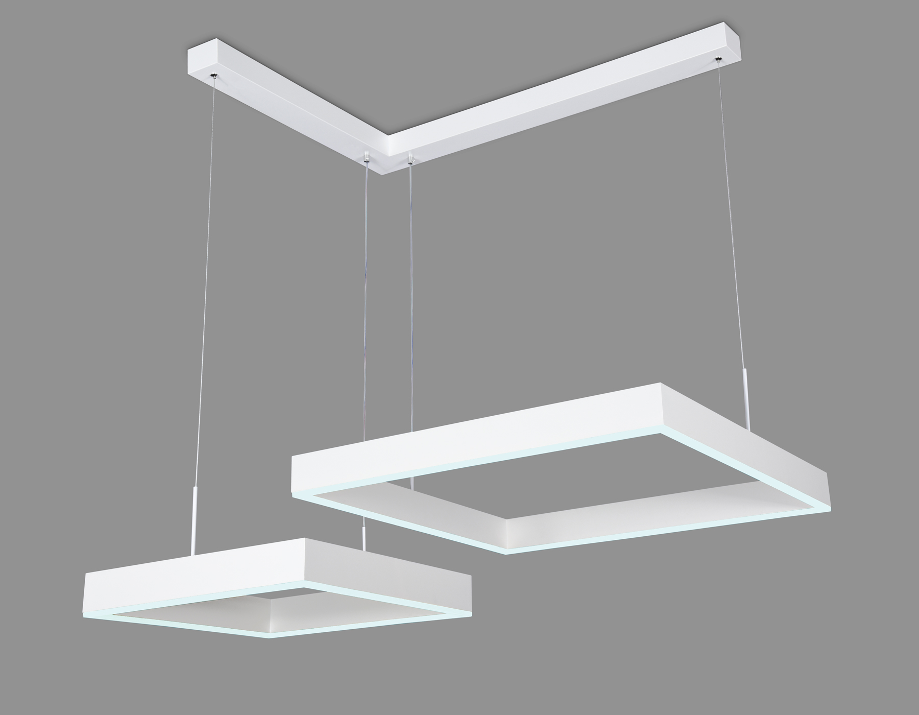 Подвесной светильник Ambrella FA6640/2 WH белый 108W 850*750*700 (ПДУ РАДИО 2.4G)