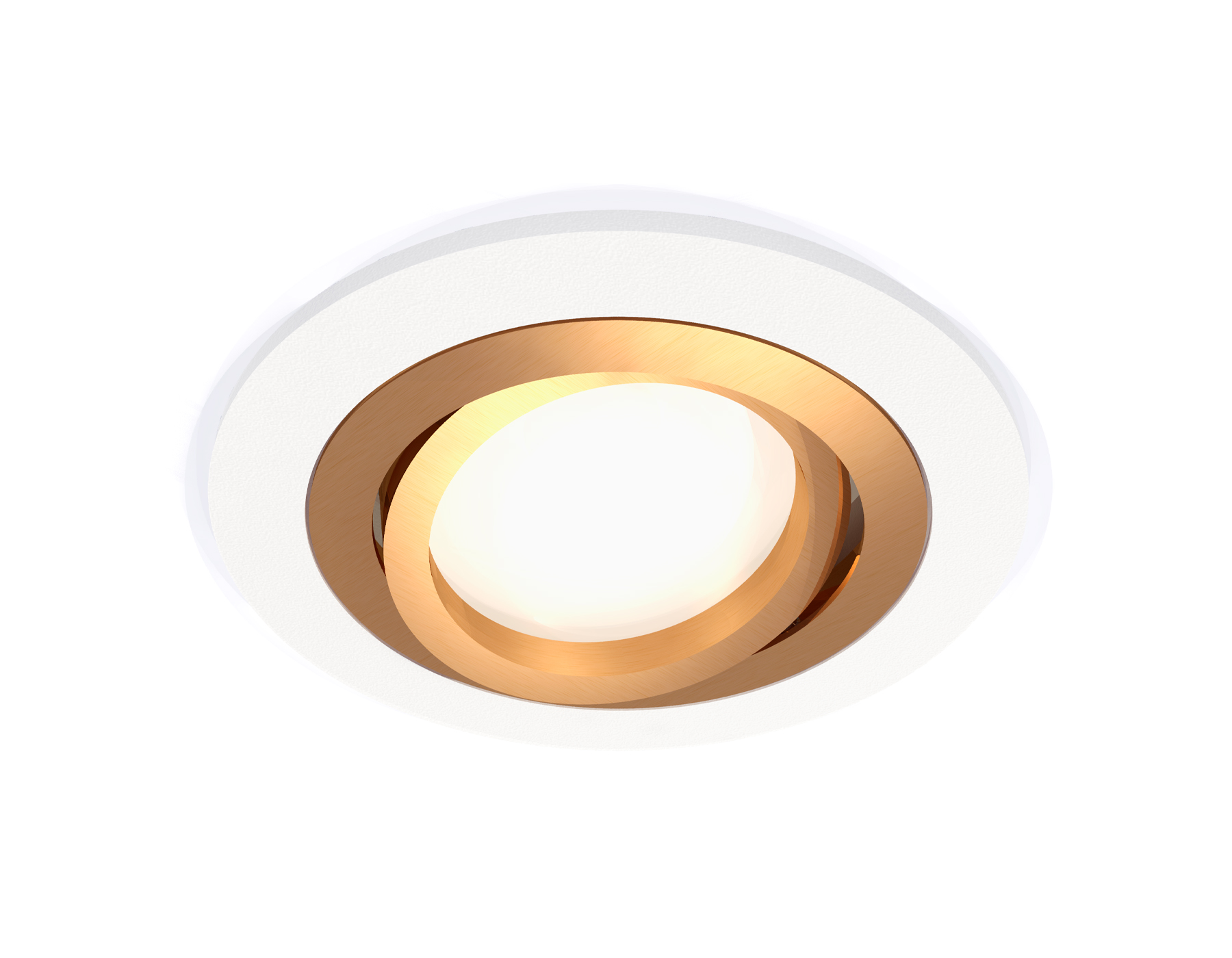 Встраиваемый поворотный светильник XC7621083 SWH/PYG белый песок/золото желтое полированное MR16 GU5.3 (C7621, N7004)