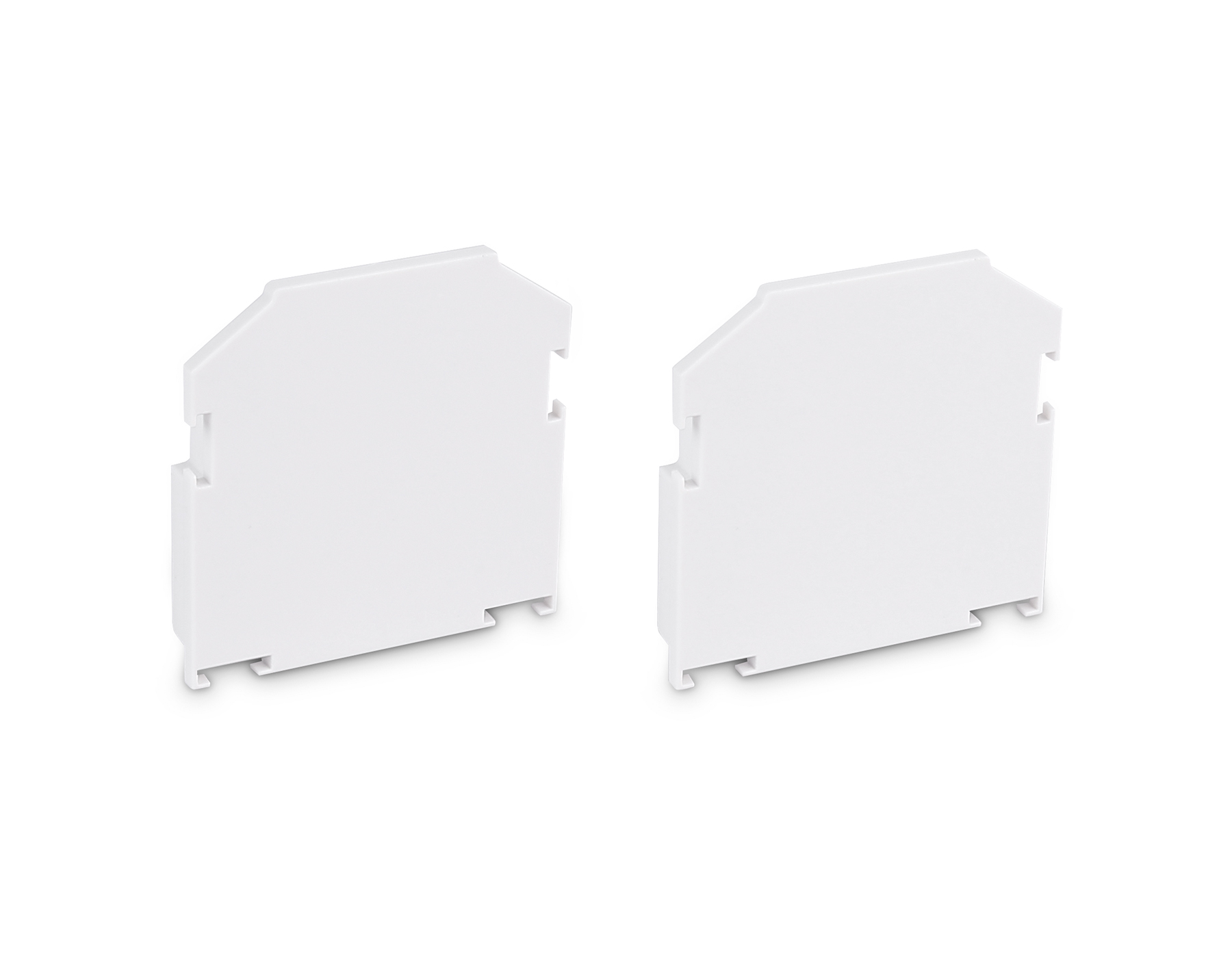 GL1063 WH белый заглушка для корпуса в натяжной потолок для шинопровода Magnetic 220V 61*61*9 (2шт)