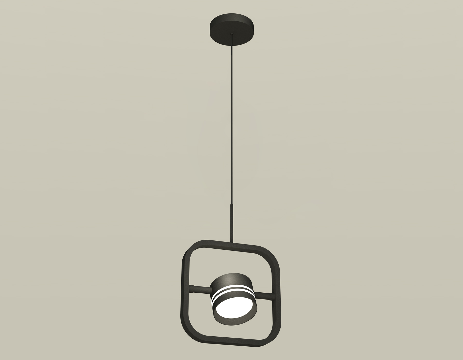 Подвесной светильтник Ambrella XB9119154 SBK/FR черный песок/белый матовый GX53 (C9119, N8478)