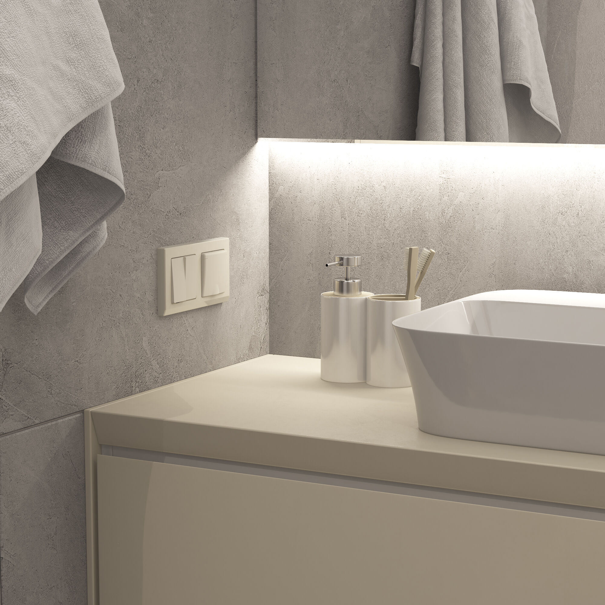 Рамка WERKEL Stark на 2 поста (слоновая кость) WL04-Frame-02-ivory / W0021803 / a028942