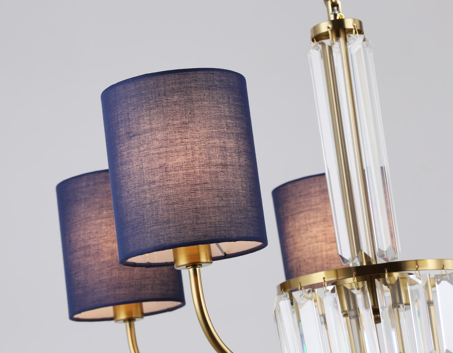 LH71271/5 BS/BK латунь/черный E14/5 max 40W D650*840