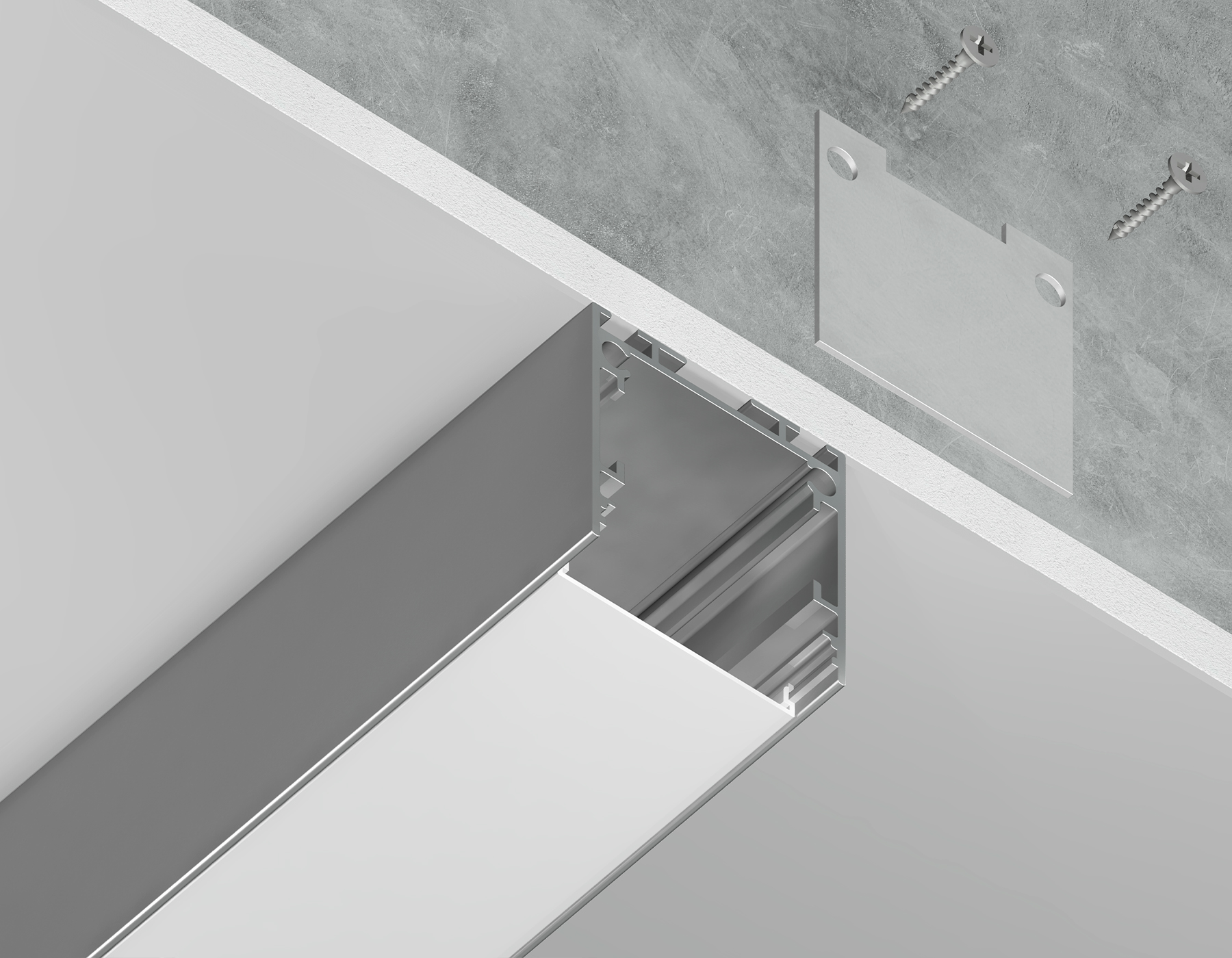 GP2500AL серебро 2000*25*25