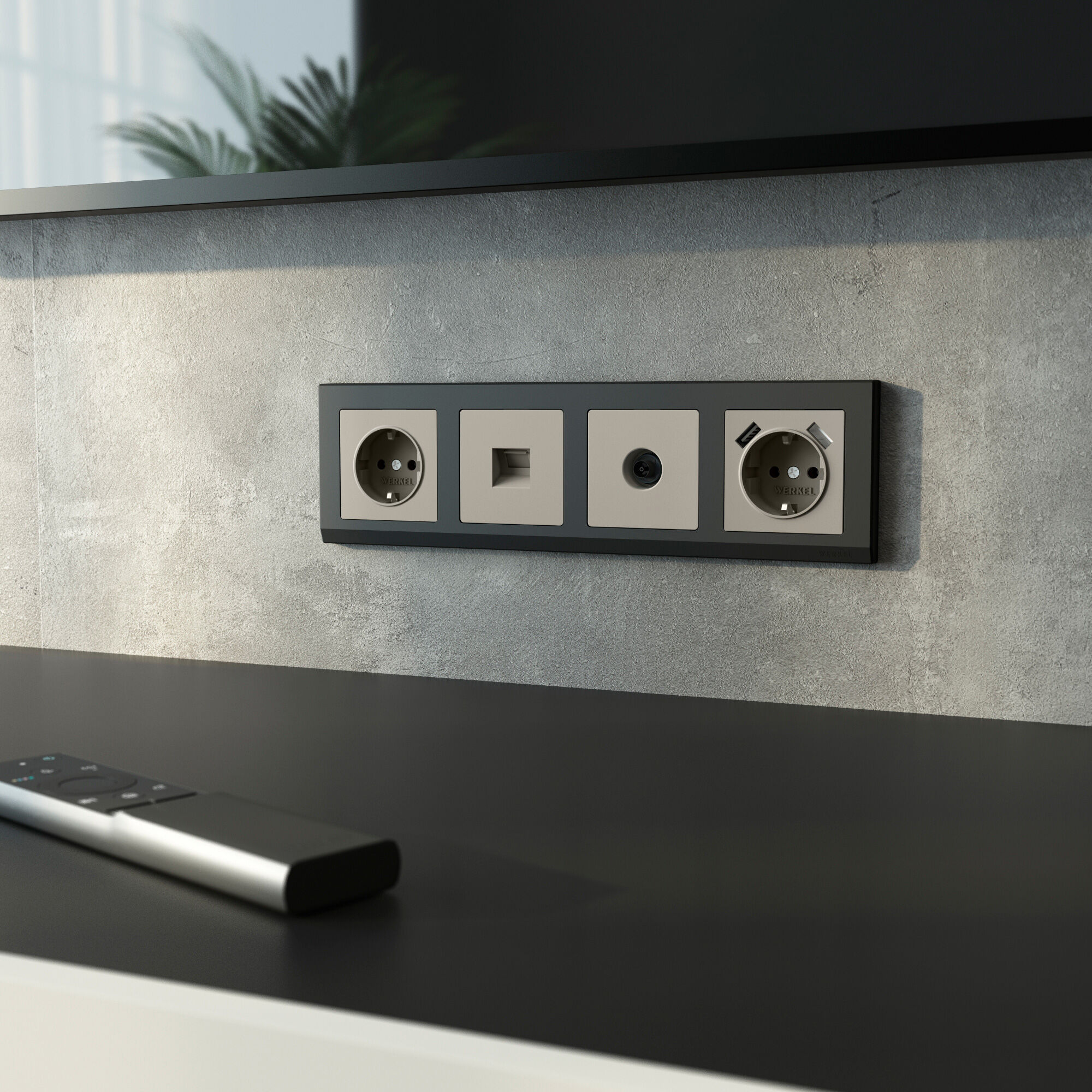 W1281004/ Розетка Ethernet RJ-45 (дымчатый) W1281004