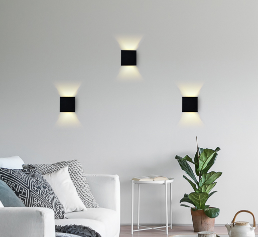 Настенный уличный светильник Ambrella Sota FW138 BK/S 10W 3000K черный/песок