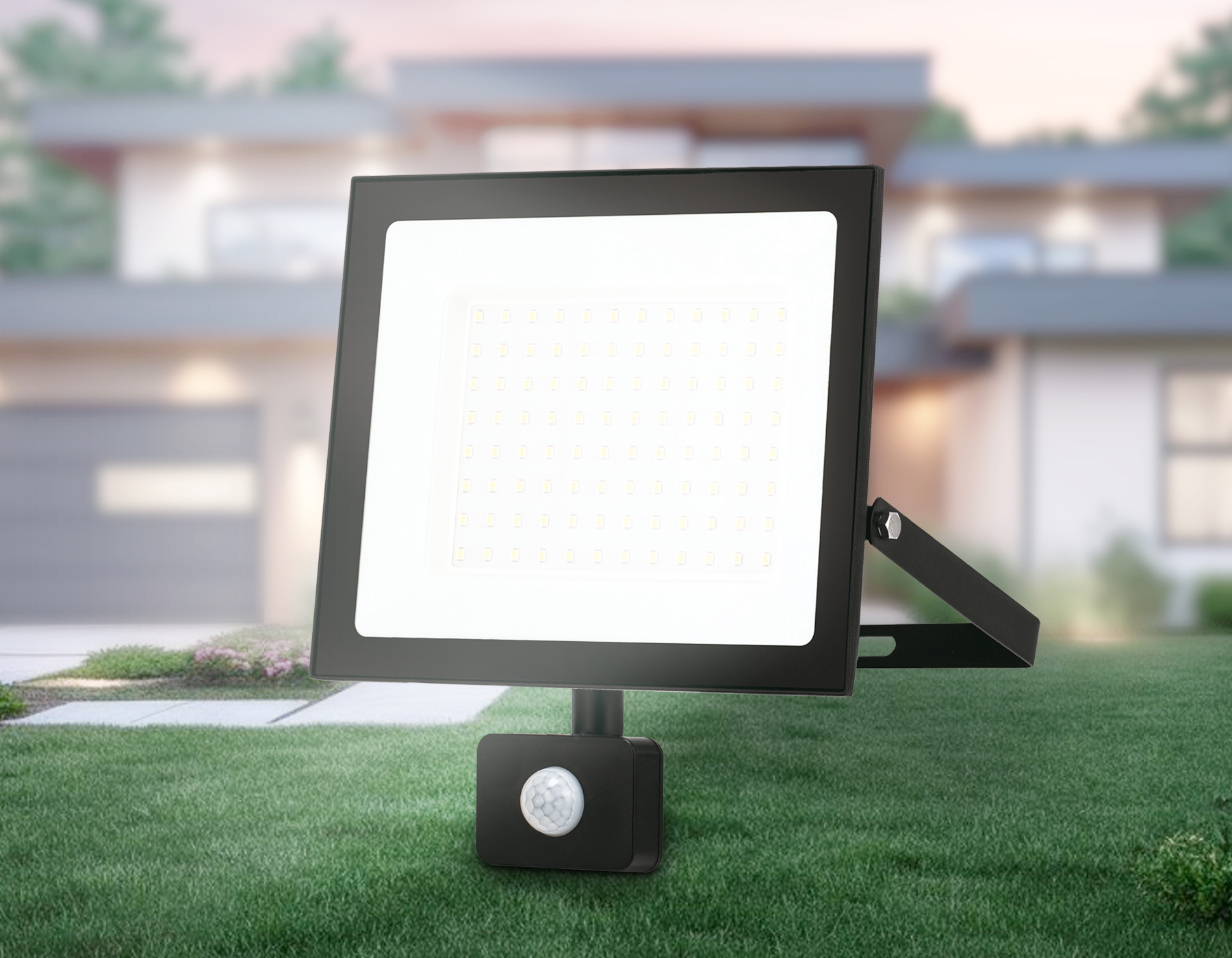 ST8118 BK черный IP65 LED 6500K 100W 208*178*31 ST8118 BK черный IP65 LED 6500K 100W 208*178*31