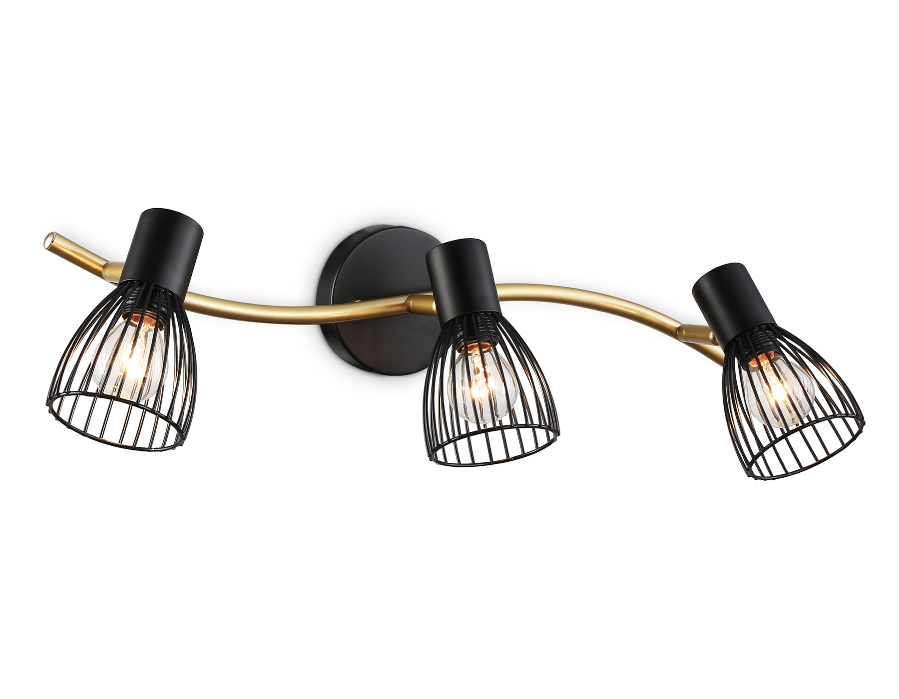 TR8661/3 BK/GD черный/золото E14/3 max 60W 550*100*170 TR8661/3 BK/GD черный/золото E14/3 max 60W 550*100*170