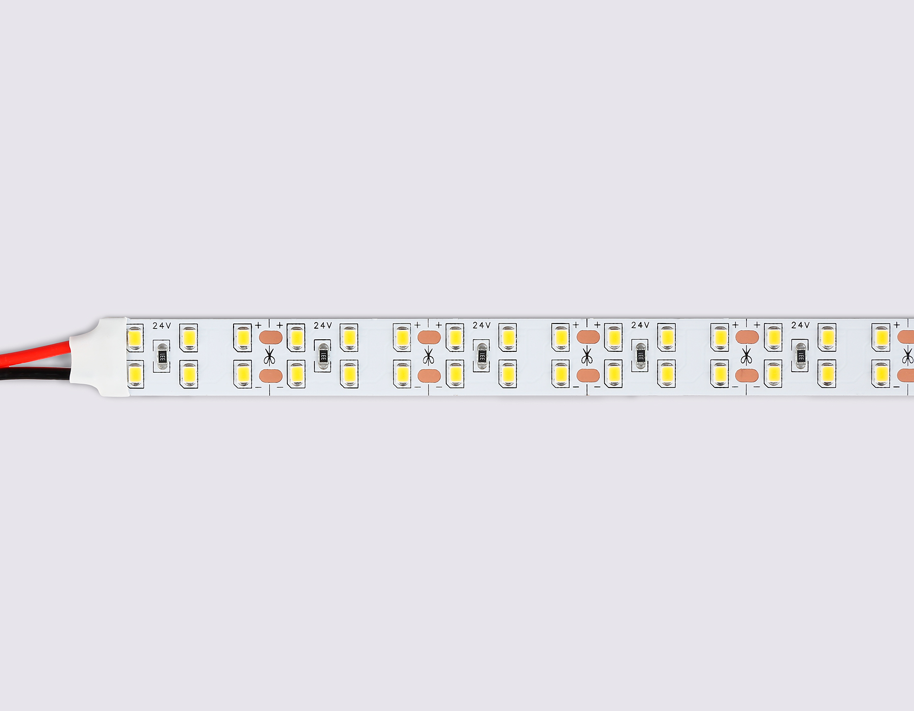 GS3601 2835 204Led/ 20W m/ 24V IP20 3000K/ 5000*14*1.2mm (2 конт.) GS3601 2835 204Led/ 20W m/ 24V IP20 3000K/ 5000*14*1.2mm (2 конт.)