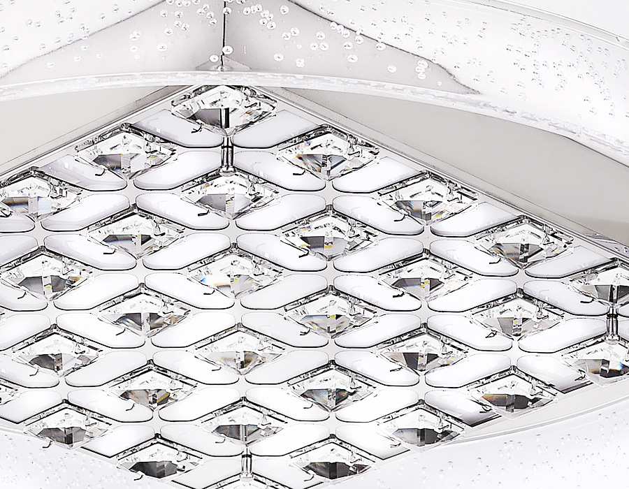 Потолочный светодиодный светильник Ambrella  FA151 WH 100W D500*90 (ПДУ РАДИО 2.4)