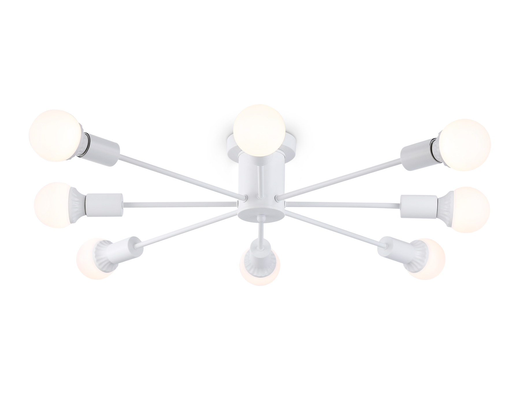 TR80408/8 WH белый E27/8 max 60W D950*150