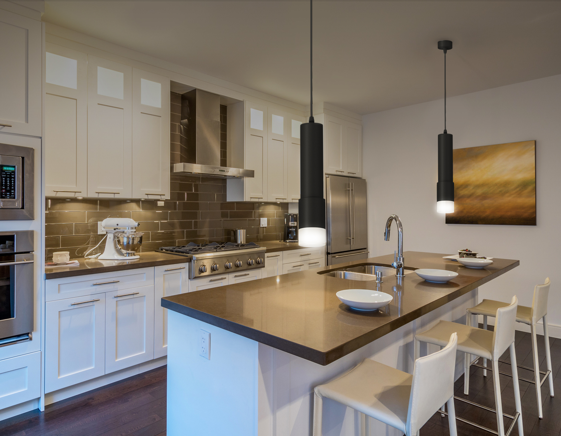 Подвесной светильник XP7422020 SBK/FR черный песок/белый матовый MR16 GU5.3 (A2302, C6356, A2030, C7422, N7170)