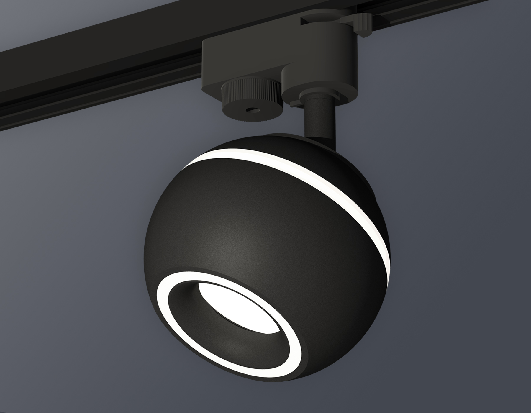 Комплект трекового светильника Ambrella XT1102061 SBK черный песок MR16 GU5.3 LED 3W 4200K (A2521, C1102, N7111)