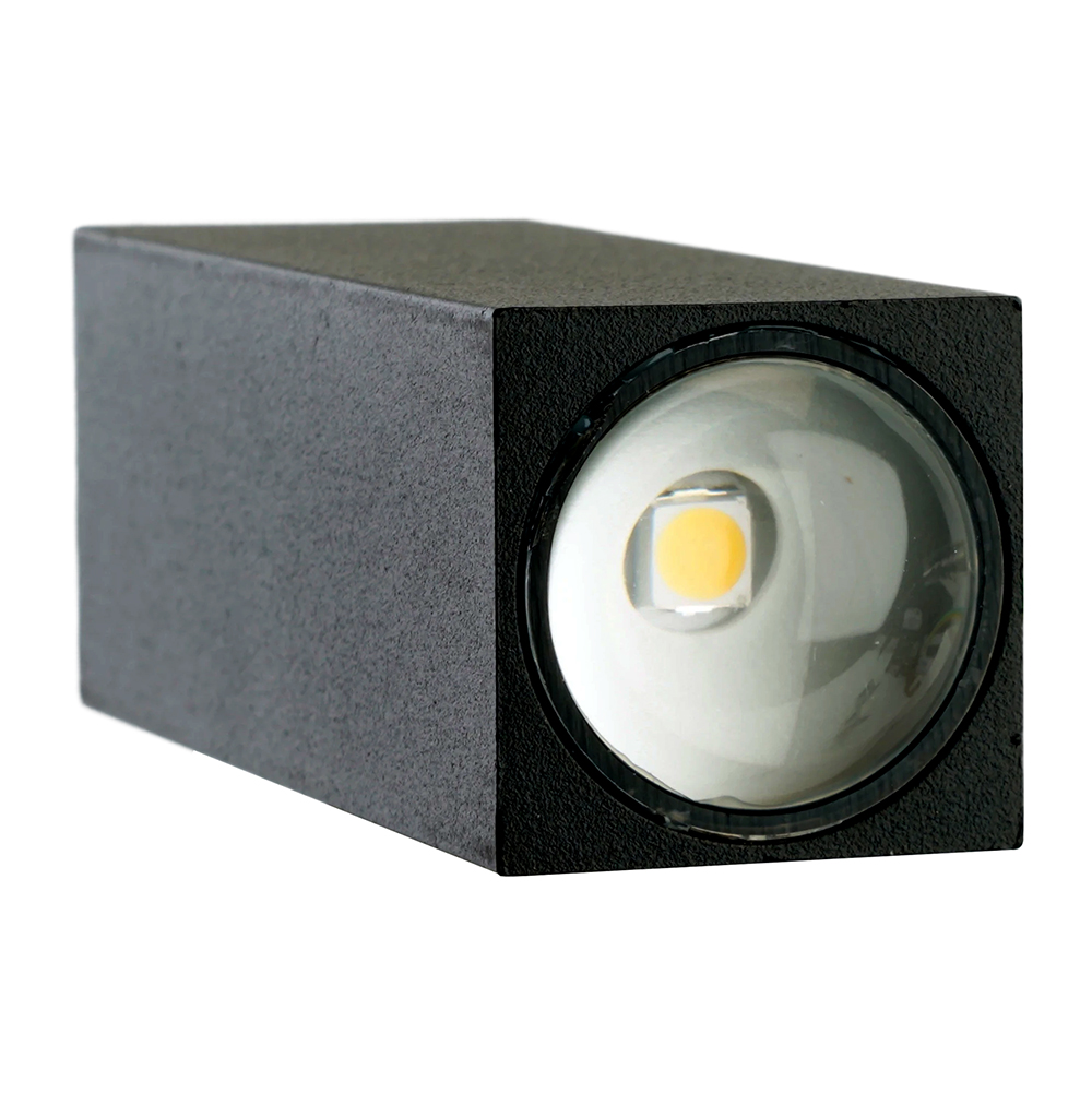 Светодиодный светильник стационарный Feron AL52 MINI 2*1W 3000K черный