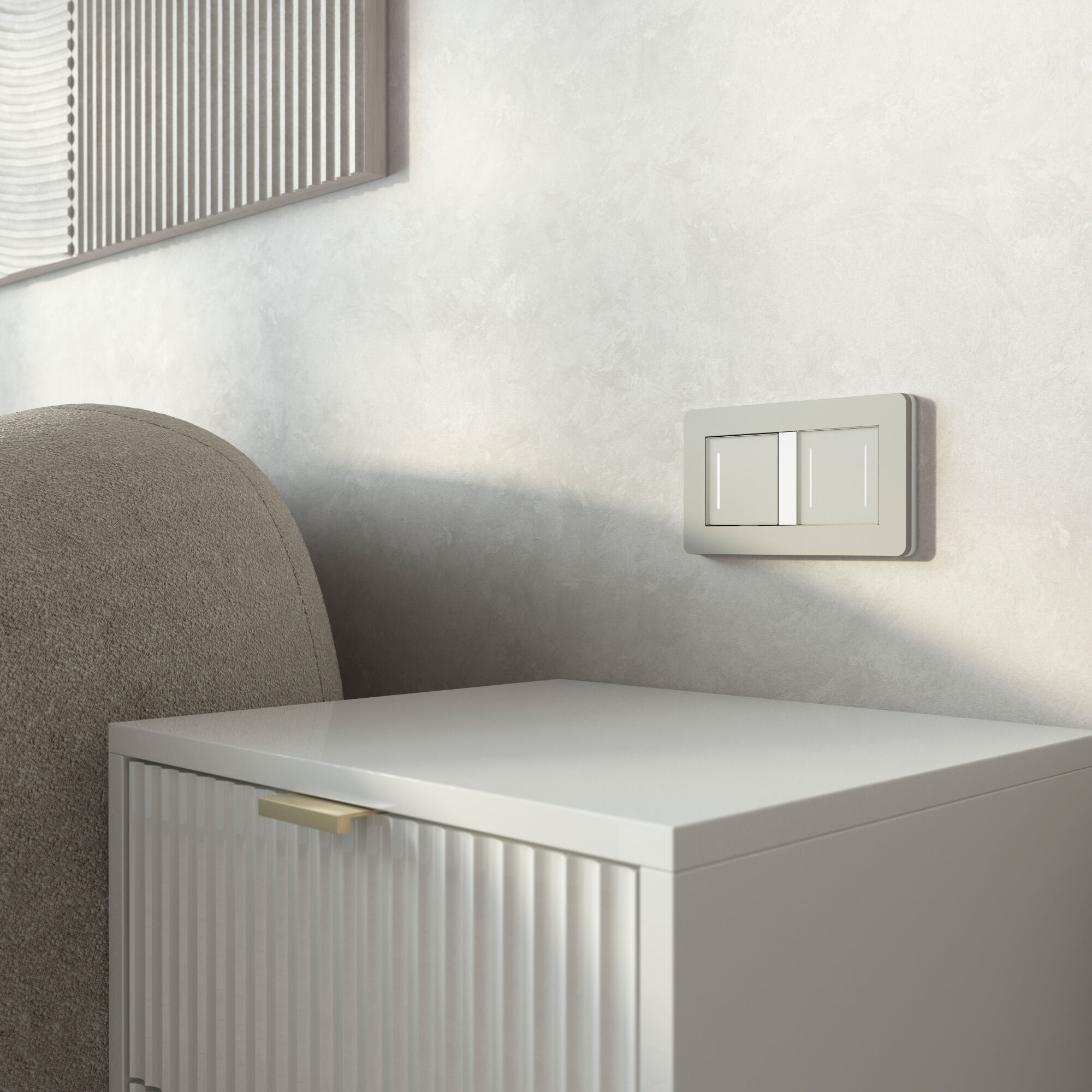 W4513641/ Умный сенсорный выключатель одноклавишный (дымчатый) W4513641