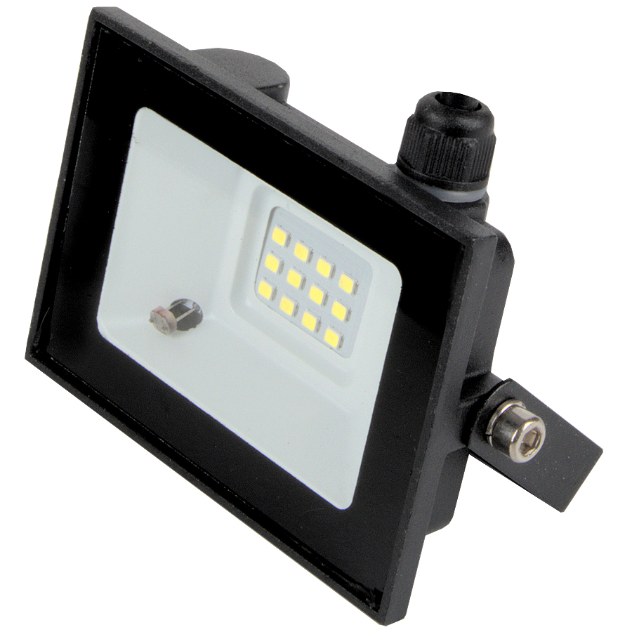 Светодиодный прожектор GENERAL GTAB 10W IP65 6500K 860Лм с датчиком движения