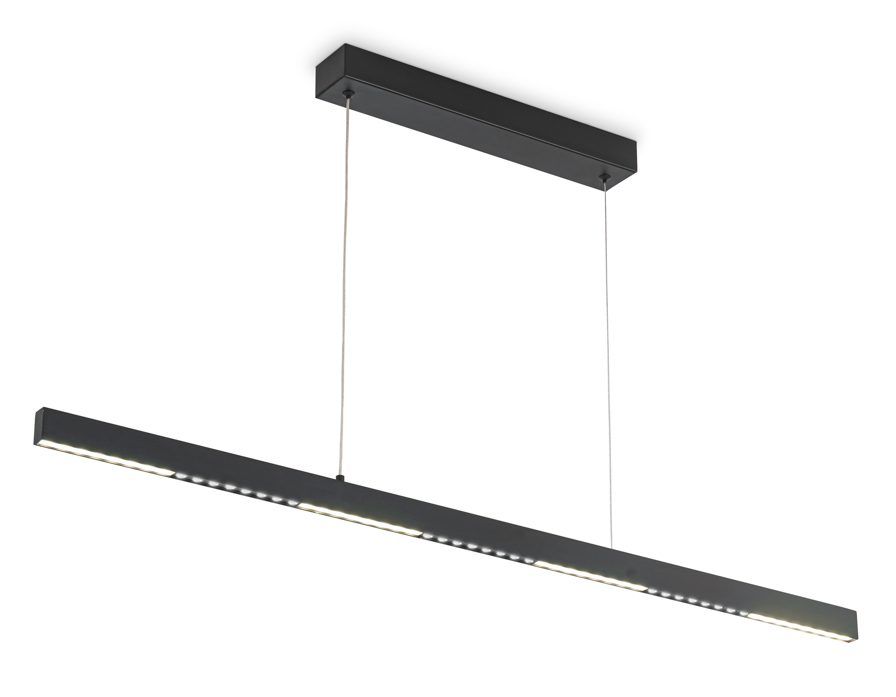 Подвесной LED светильник FL5832 BK черный 25W 3000K/4200K/6400K 1037*17.5*750 (без ПДУ)