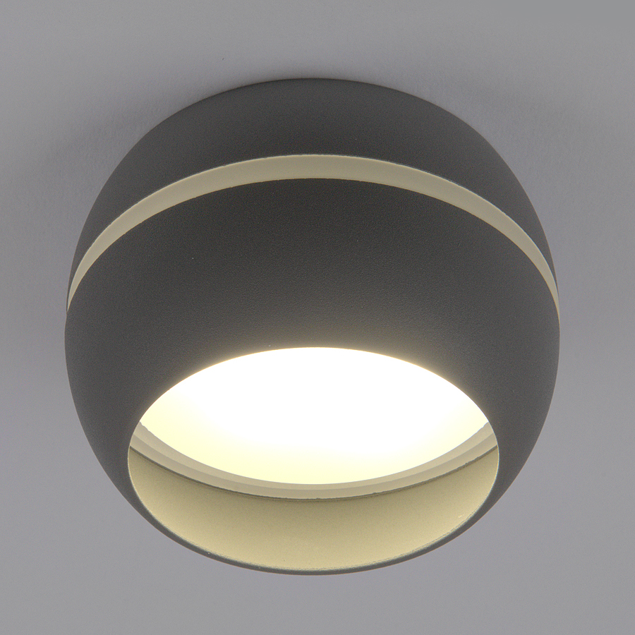 Спот GWL-GX53-M-IP20 Чаша Графит с боковым рассеивателем