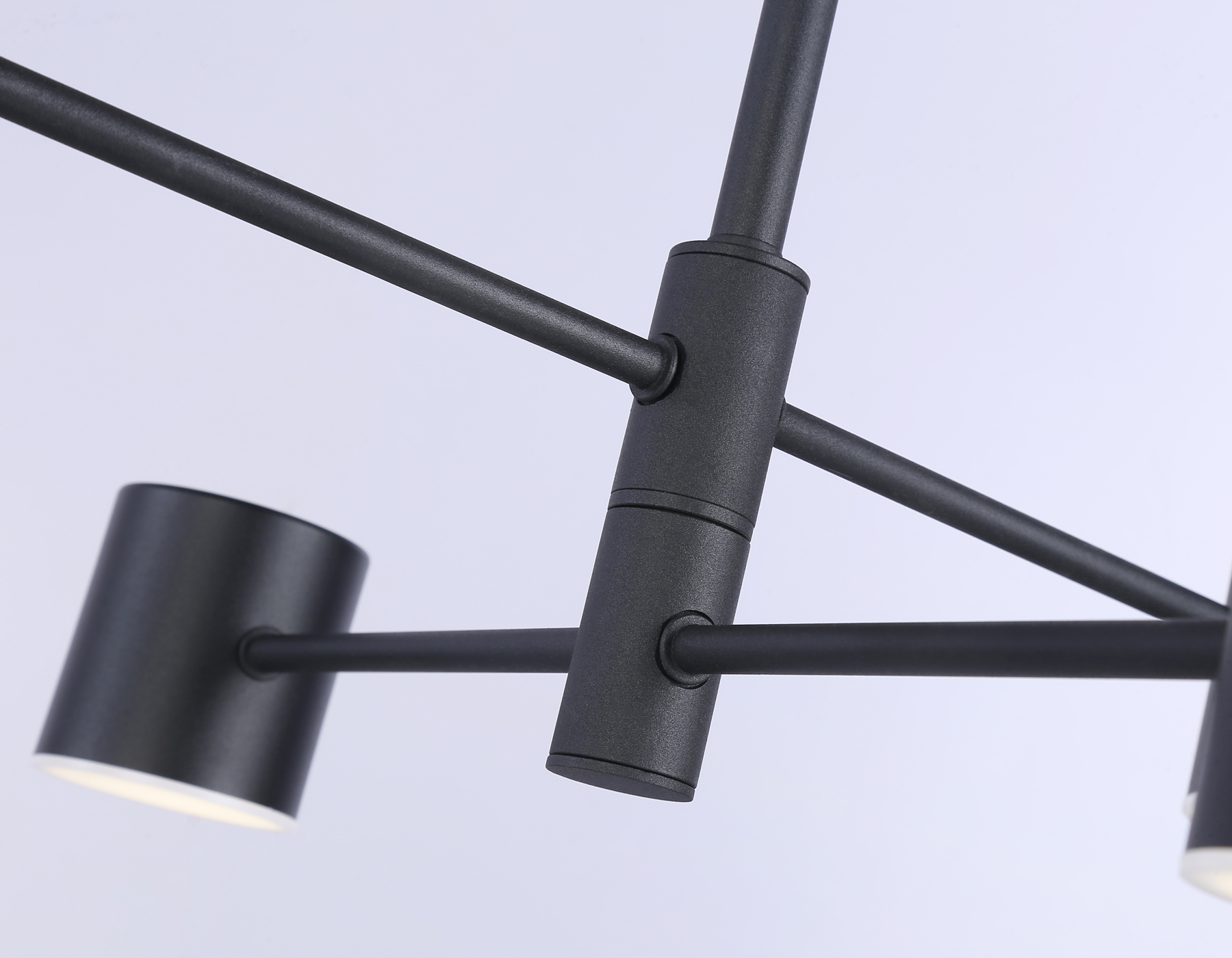 Подвесной светильник Ambrella FL51707/4 BK черный 3000K/4200K/6400K 20W D500*780 (Без ПДУ)