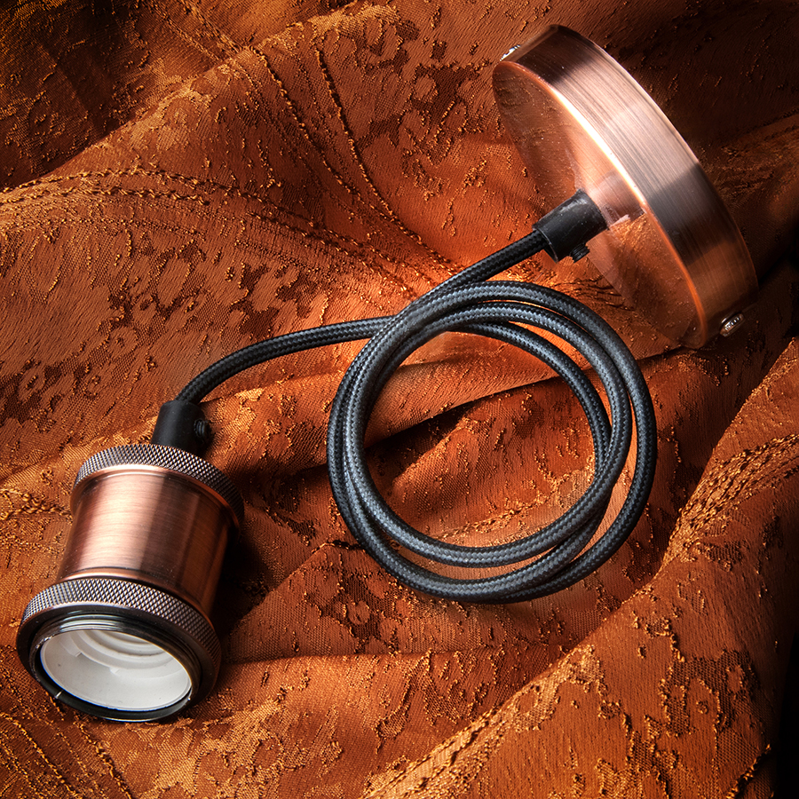 Подвес декоративный E27 (GLH-ME-E27-МЕДЬ) General, 1м