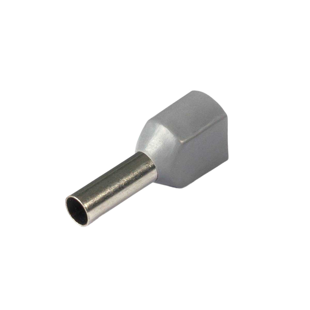 LD406-4012 Наконечник штыревой втулочный изолированный НШВИ(2) 4,0-12 (DIY упаковка 25 шт)