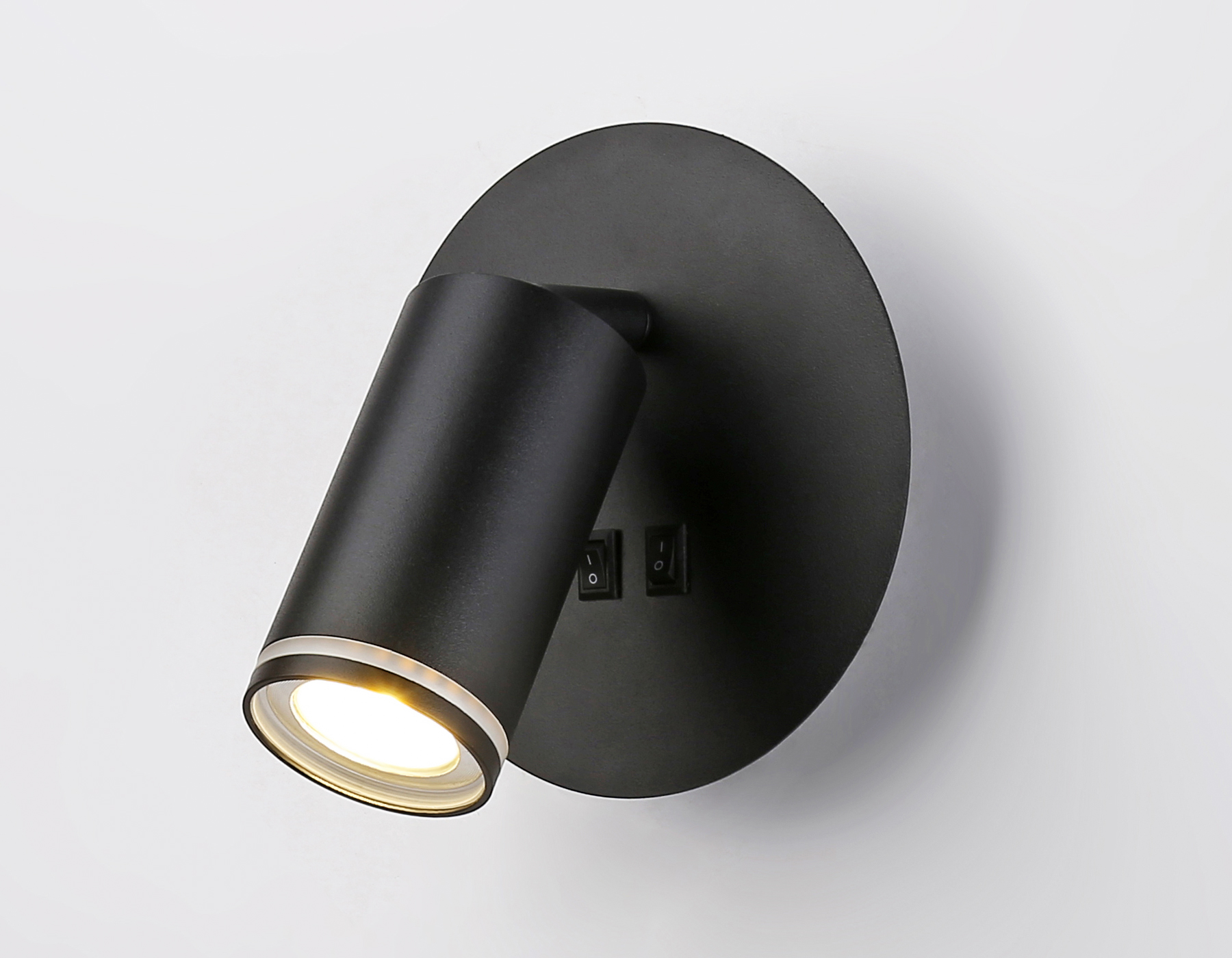 Настенный светильник Ambrella FW2463 BK черный LED 4200K 7W D145*150