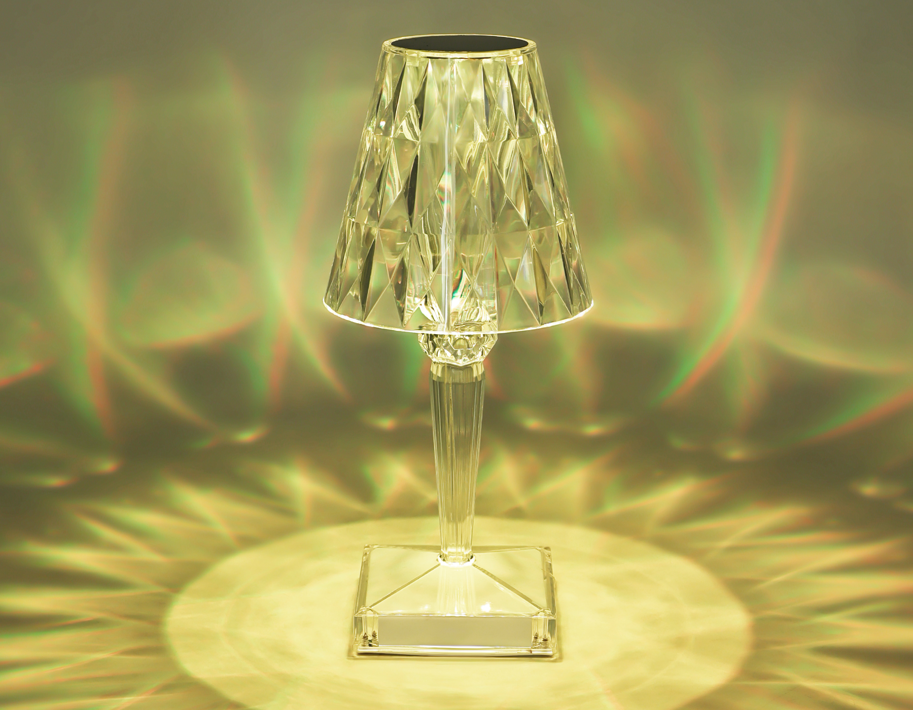 Настольный светильники Ambrella DE8057 CL прозрачный LED RGB 3W