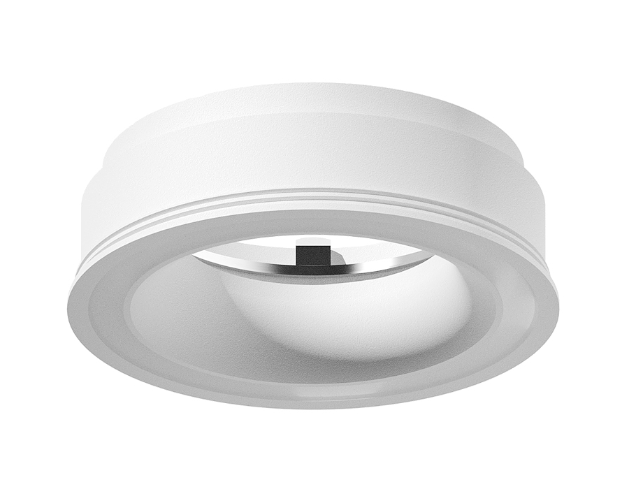 Насадка передняя для корпуса светильника Ambrella N7110 SWH белый песок D70*H28mm Out1mm MR16