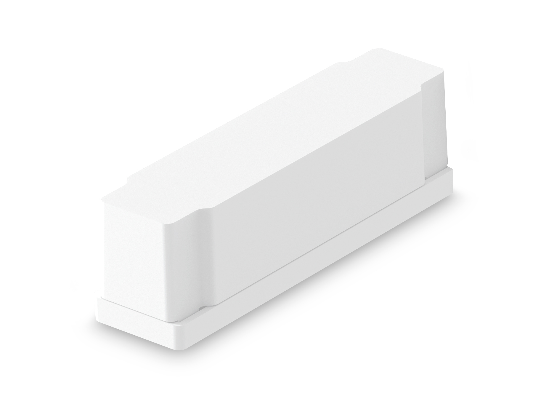 Короб для проводов в шинопровод Magnetic Ultra Slim Ambrella GV1273 WH белый 100*26*29