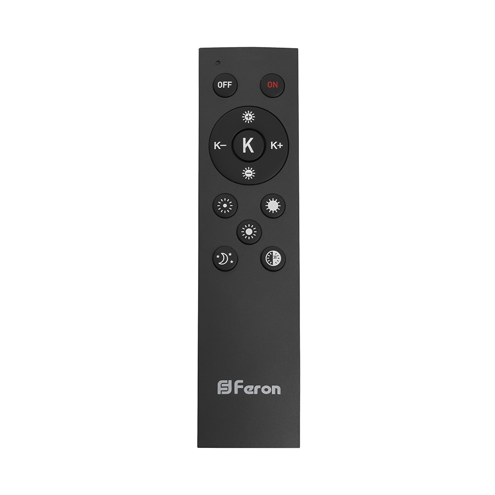 Светодиодный управляемый светильник Feron AL6200 “Simple matte” тарелка 80W 3000К-6500K черный Светодиодный управляемый светильник Feron AL6200 “Simple matte” тарелка 80W 3000К-6500K черный