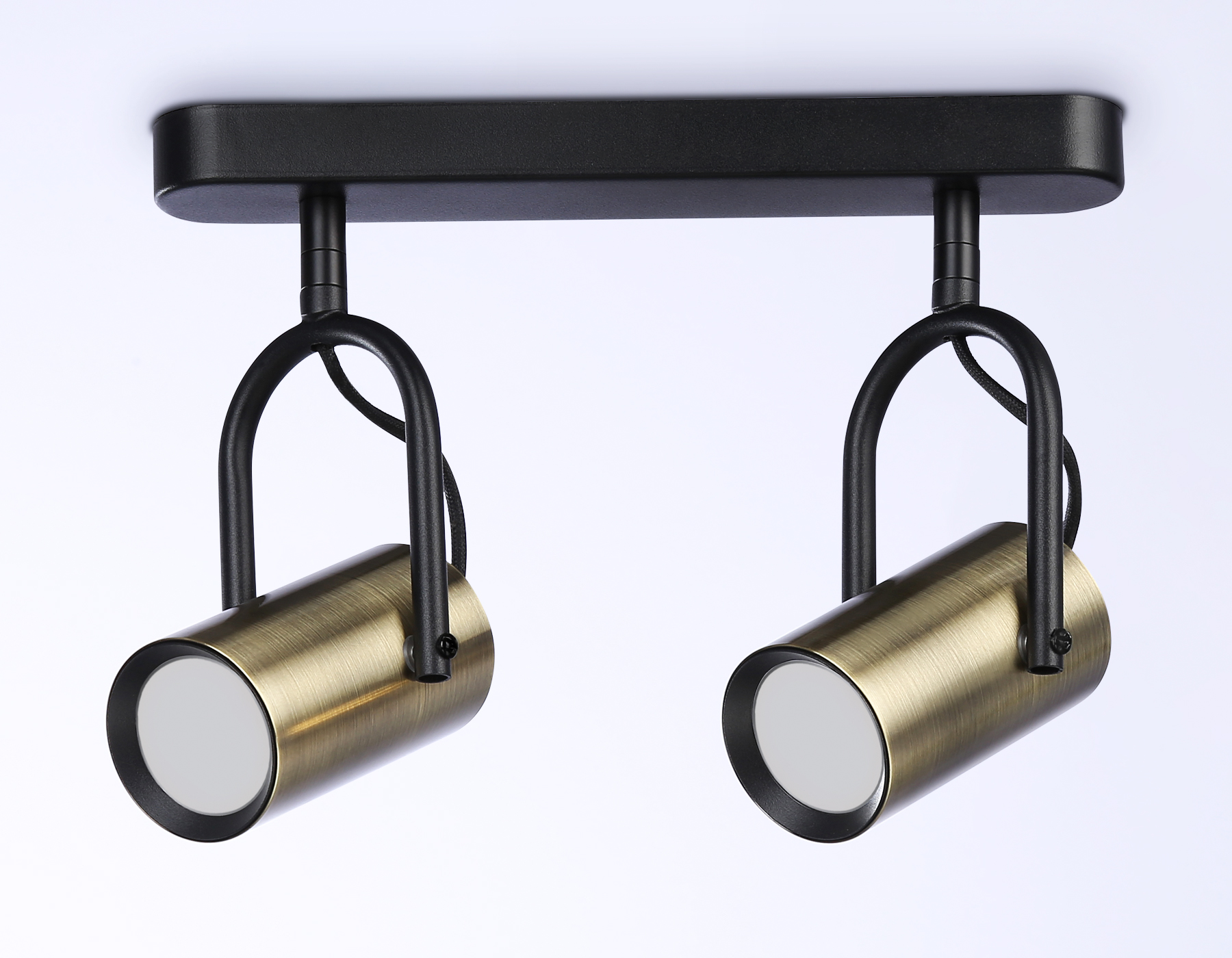 Накладной поворотный спот Ambrella TA13194/2 BK/SB черный/бронза GU10/2 max 12W 260*100*195