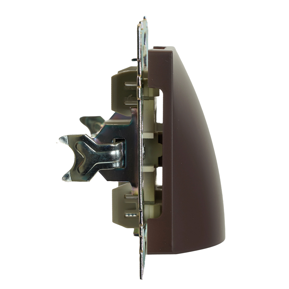 Кабельный вывод (механизм), STEKKER, серия Катрин, шоколад, GLS00-7116-04