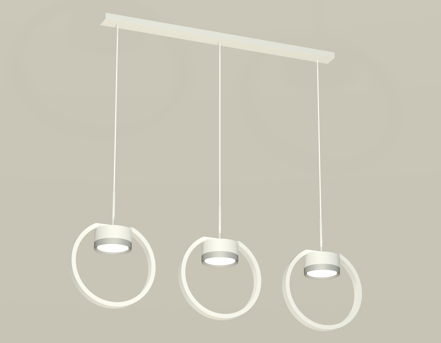 Подвесной светильтник Ambrella XB9106101/3 SWH/MCH белый песок/хром матовый GX53 (C9106, N8121) Подвесной светильтник Ambrella XB9106101/3 SWH/MCH белый песок/хром матовый GX53 (C9106, N8121)