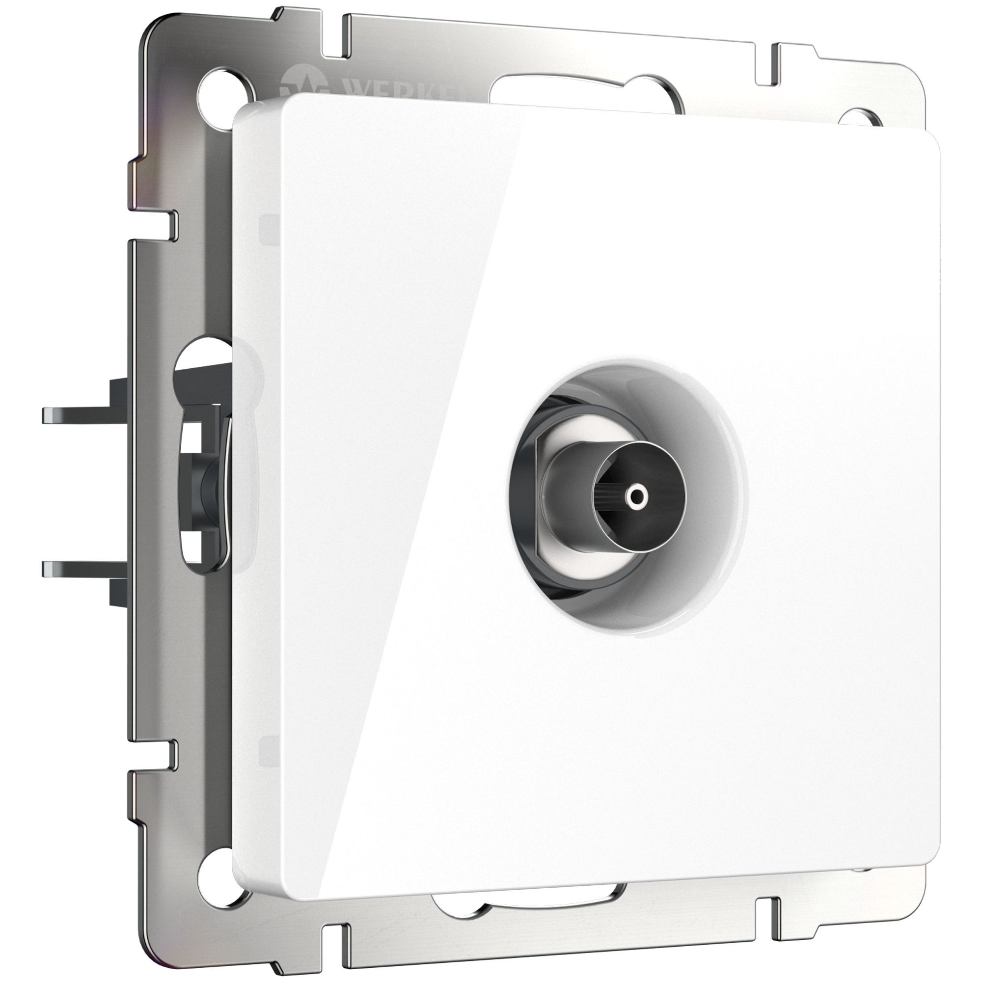 ТВ-розетка оконечная WERKEL (белый) WL01-TV / W1183001 / a028835