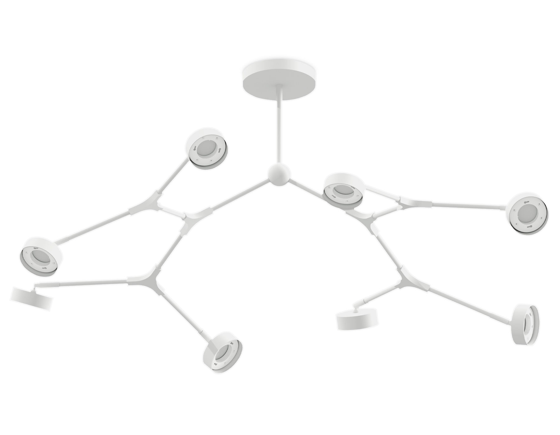 Корпус светильника подвесной поворотный Ambrella C9059/8 SWH белый песок 1100**175mm GX53/8 для насадок D85
